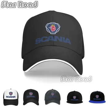 Saabs Scanias 로고 테니스 스케이트 트럭 운전사 모자, 스웨덴 야구 모자, 커플 스트리트 야구 모자, 여름 신상