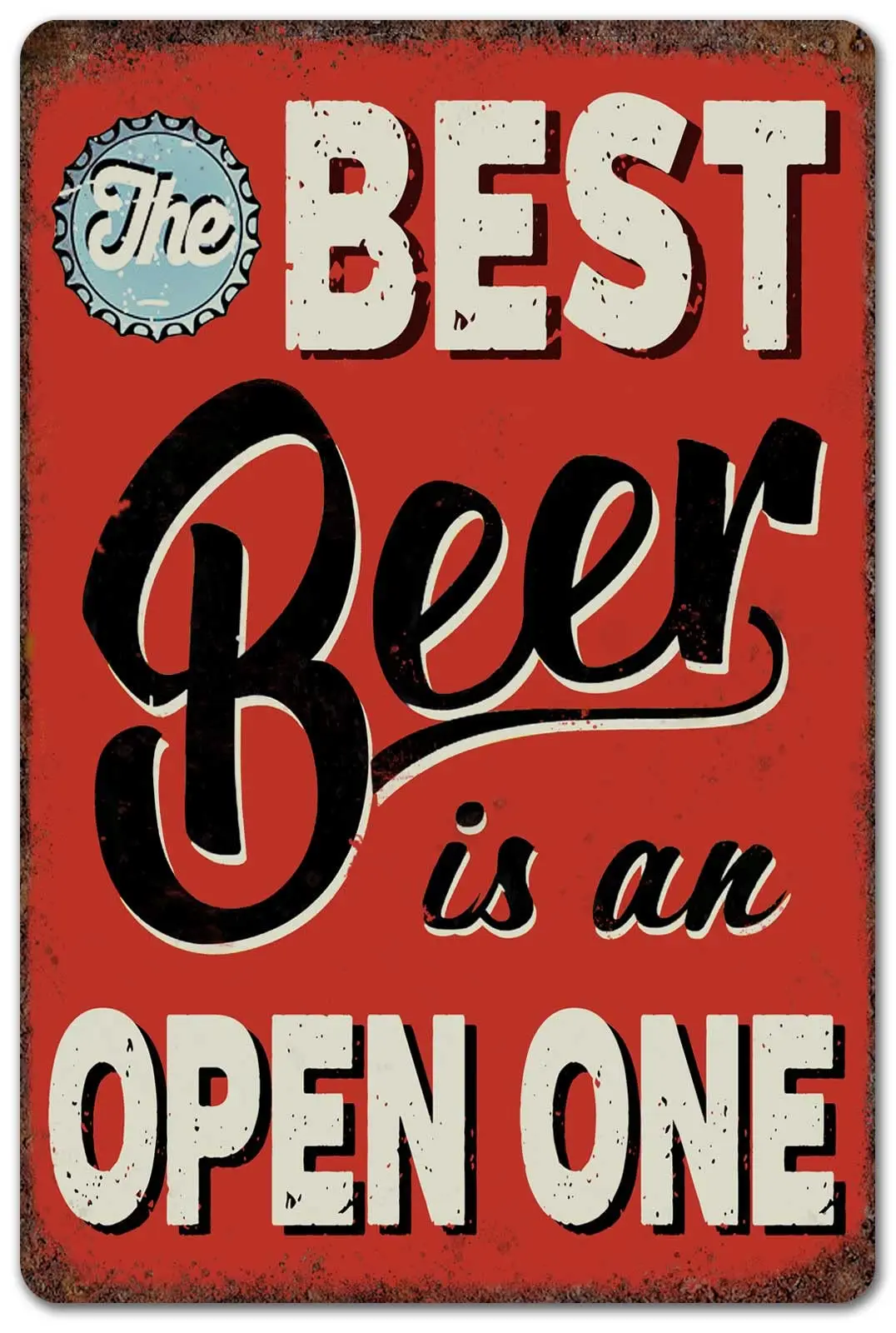 CrazySign Man cave Vintage Metal Sign The Best Is An Open Sign Home Bar Signs Wall Decor (234)
CrazySign Man cave Vintage Metal Sign The Best Is An Open Sign Home Bar Signs Wall Decor (234)
