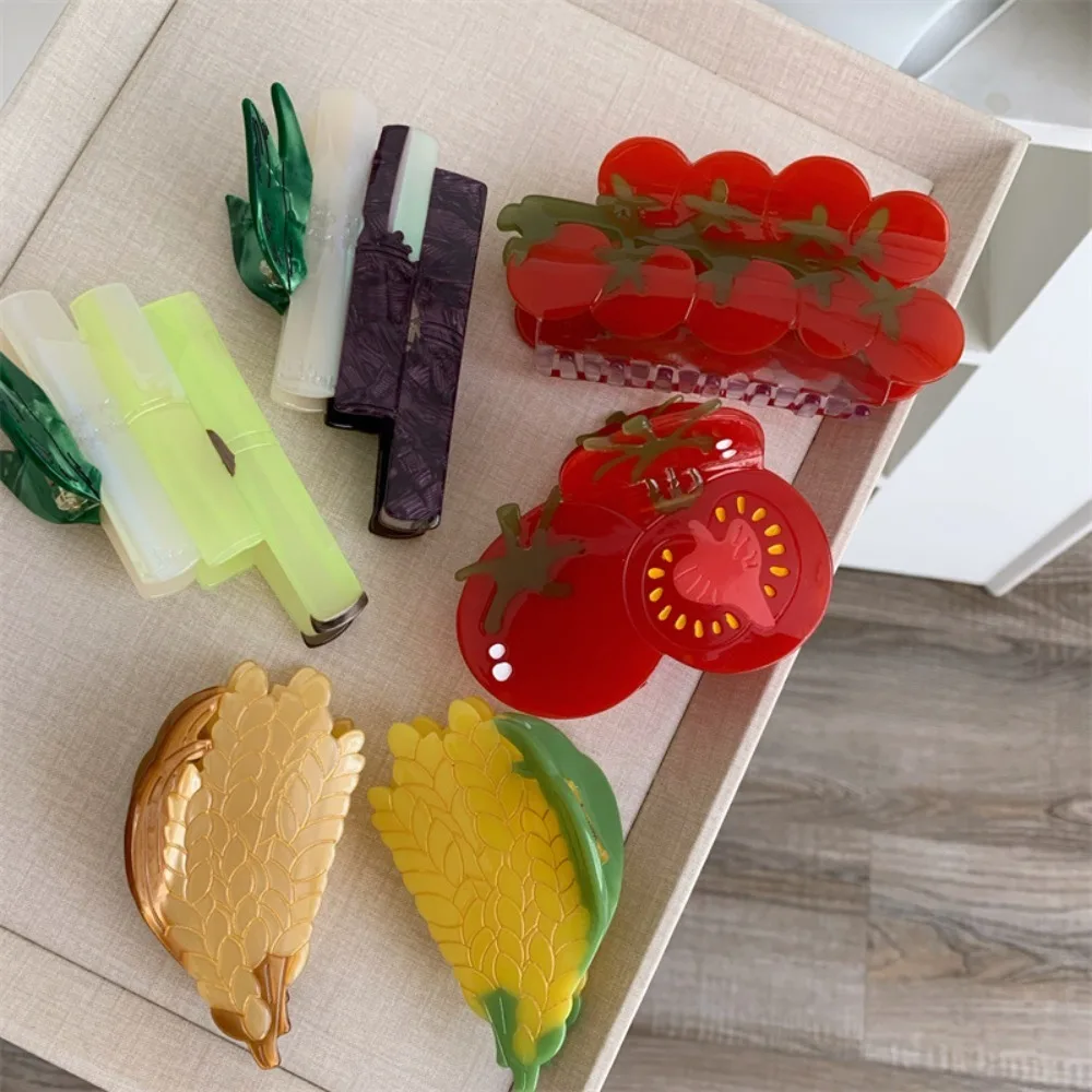 Waterproof Fruit Shark Clip Korean Style Hairgrips Acetic Acid Hair Claw Cherry Tomatoes Tomato Acrylic Hair Accessories Gifts
Waterproof Fruit Shark Clip Korean Style Hairgrips Acetic Acid Hair Claw Cherry Tomatoes Tomato Acrylic Hair Accessories Gifts