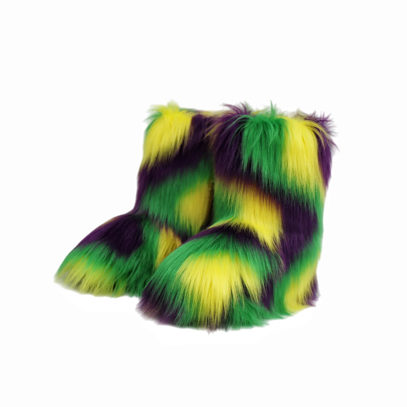Mardi Gras Mambo FurBoots Women's Faux Fur Boot Furry Fluffy Short Snow Boot Mid-Calf Boots Warm Comfortable Outdoor Flat Shoes
Mardi Gras Mambo FurBoots Women's Faux Fur Boot Furry Fluffy Short Snow Boot Mid-Calf Boots Warm Comfortable Outdoor Flat Shoes