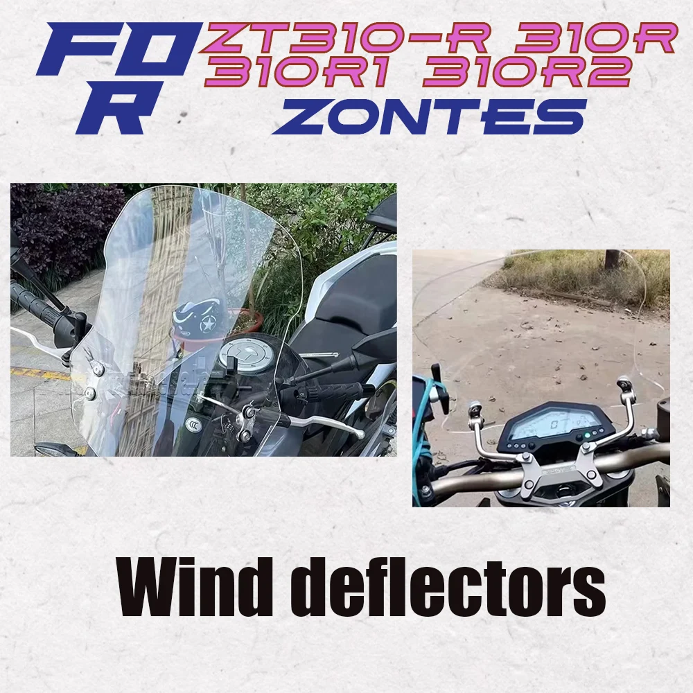 Fit Zontes R310 ZT-R310 Dedicated Front Windshield Heighten Wind Deflector For Zontes ZT310-R 310R 310R1 310R2 Motorcycle
Fit Zontes R310 ZT-R310 Dedicated Front Windshield Heighten Wind Deflector For Zontes ZT310-R 310R 310R1 310R2 Motorcycle