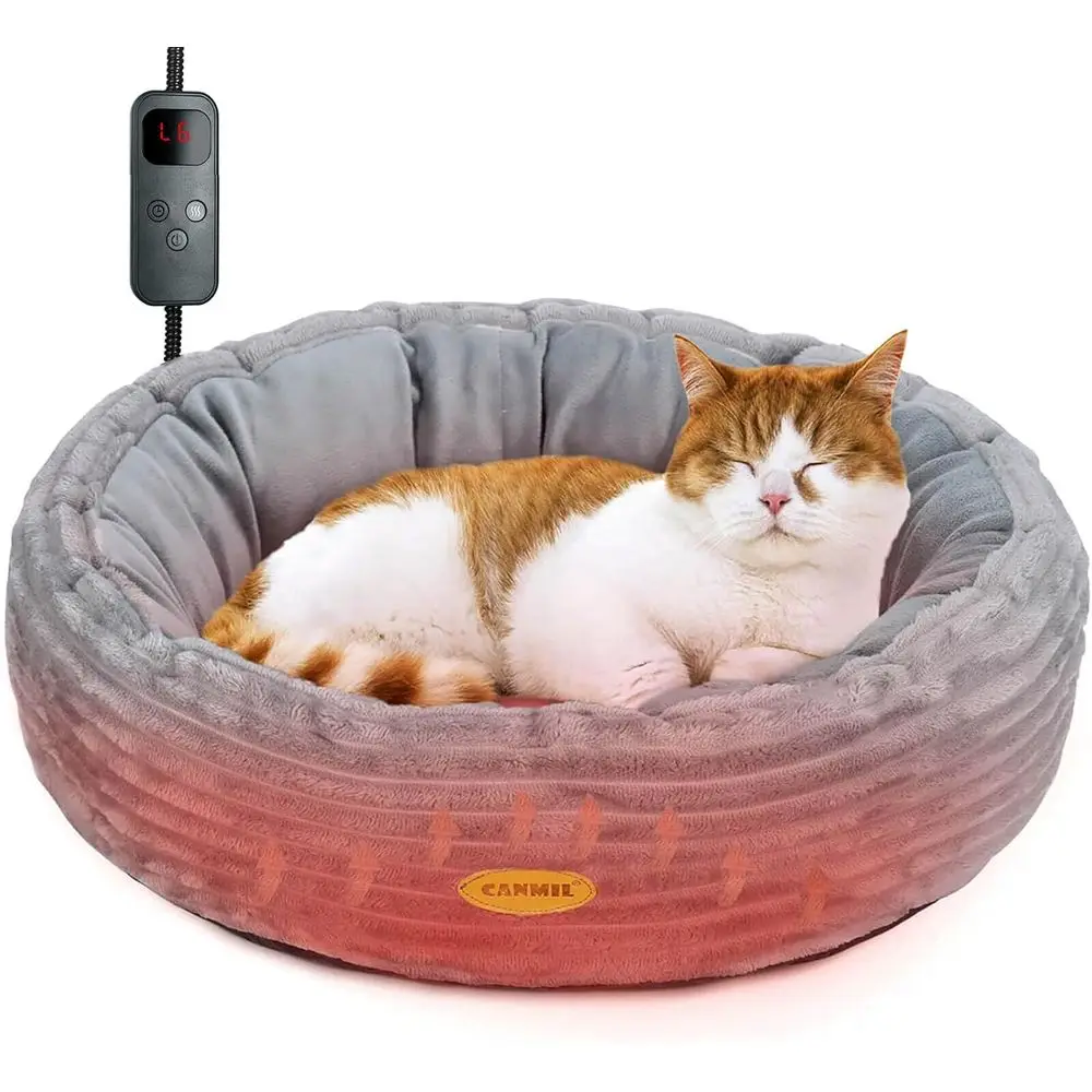 20 Round Washable Electric Heated Cat Bed for Indoor Use, Suitable for Cats and Small Dogs
20 Round Washable Electric Heated Cat Bed for Indoor Use, Suitable for Cats and Small Dogs