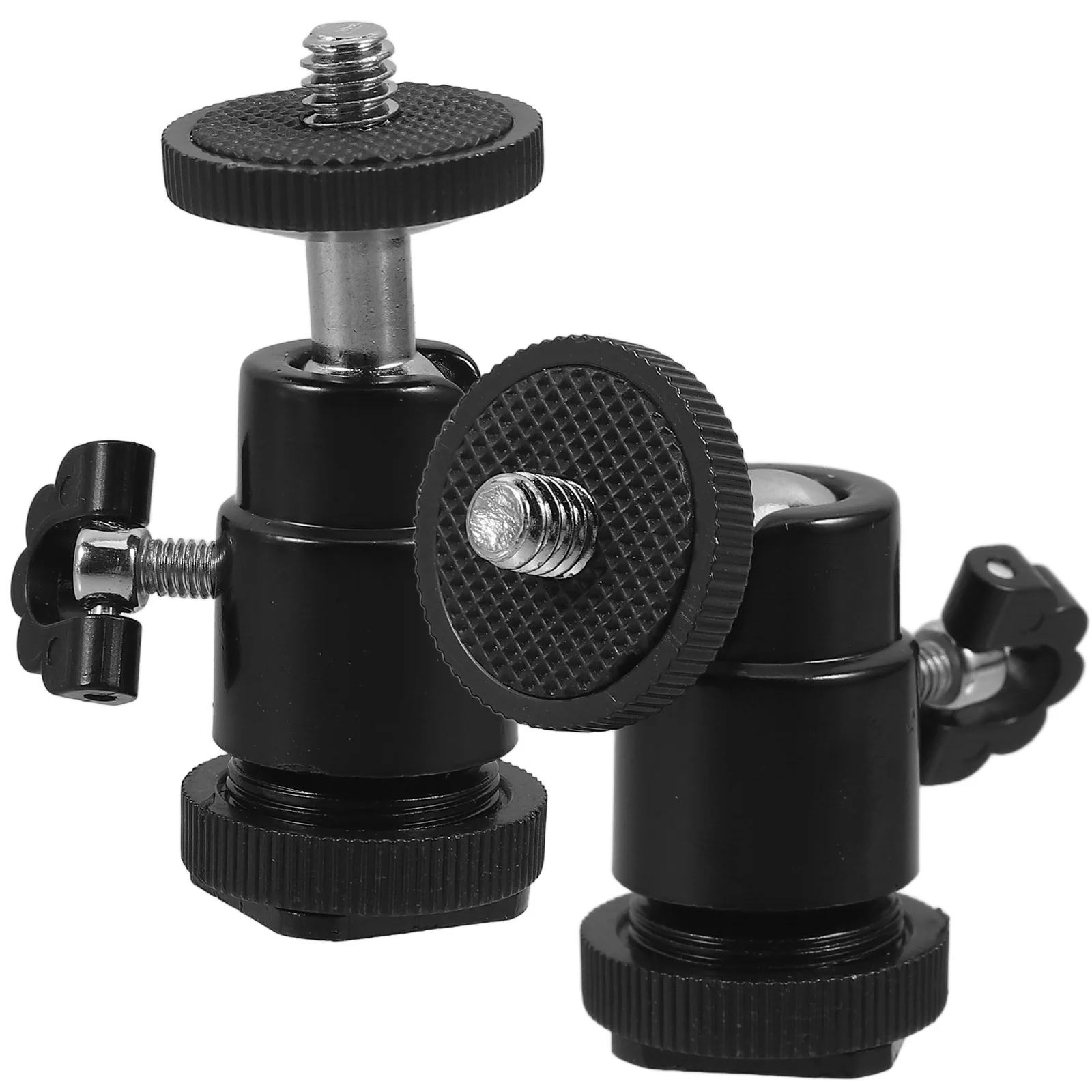 2pcs Aluminum Alloy Fill Light Tripod Adapter Ball Head Mount Camera Microphone Stand Accessory 360° Rotation for Live
2pcs Aluminum Alloy Fill Light Tripod Adapter Ball Head Mount Camera Microphone Stand Accessory 360° Rotation for Live