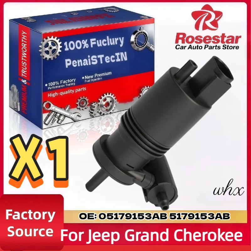 Washer Pump 05179153AC 05152075AC 05179153AB For Dodge For Jeep Wrangler Cherokee Windshield Washing Fluid Motor Pump
Washer Pump 05179153AC 05152075AC 05179153AB For Dodge For Jeep Wrangler Cherokee Windshield Washing Fluid Motor Pump