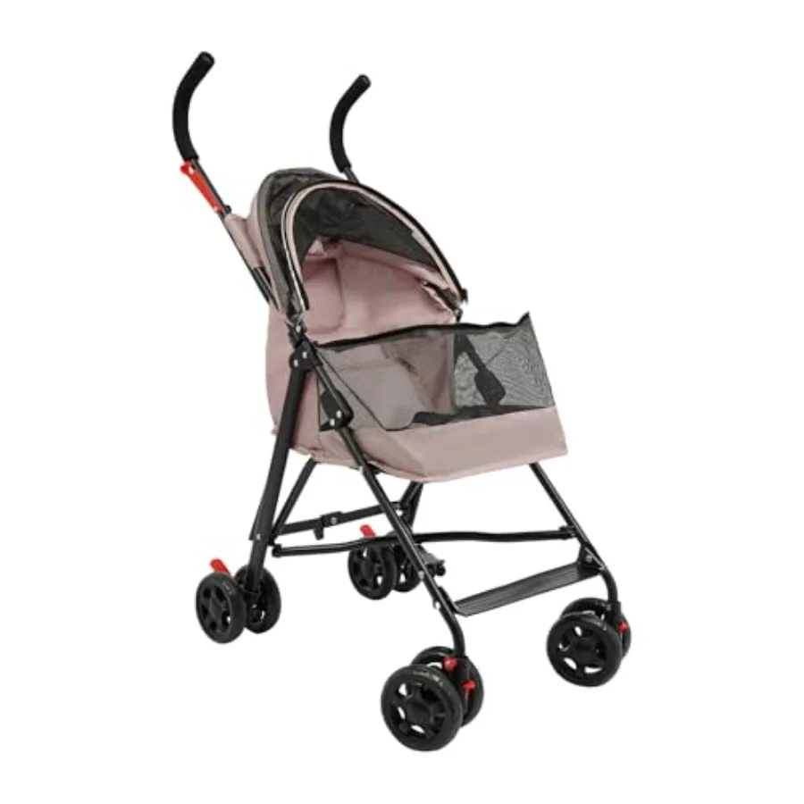 Pet Stroller for Dogs Cats Up to 22 lbs, Travel Lite Collapsible, All Terrain 4 Wheels for Jogging Running, Pink
Pet Stroller for Dogs Cats Up to 22 lbs, Travel Lite Collapsible, All Terrain 4 Wheels for Jogging Running, Pink