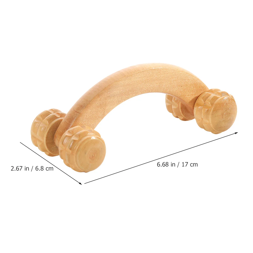Wooden Body Massage Roller Portable Handheld Back Massager Muscle Roller for Yoga Stretch and Blood Circulation
Wooden Body Massage Roller Portable Handheld Back Massager Muscle Roller for Yoga Stretch and Blood Circulation