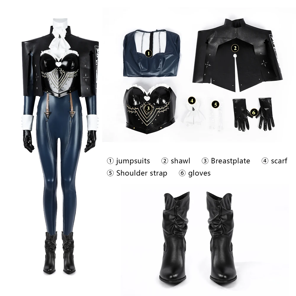 High Quality Game Metaphor: ReFantazio Hulkenberg Cosplay Costume Eiselin Burchelli Meijal Hulkenberg Women Girl Holloween
High Quality Game Metaphor: ReFantazio Hulkenberg Cosplay Costume Eiselin Burchelli Meijal Hulkenberg Women Girl Holloween