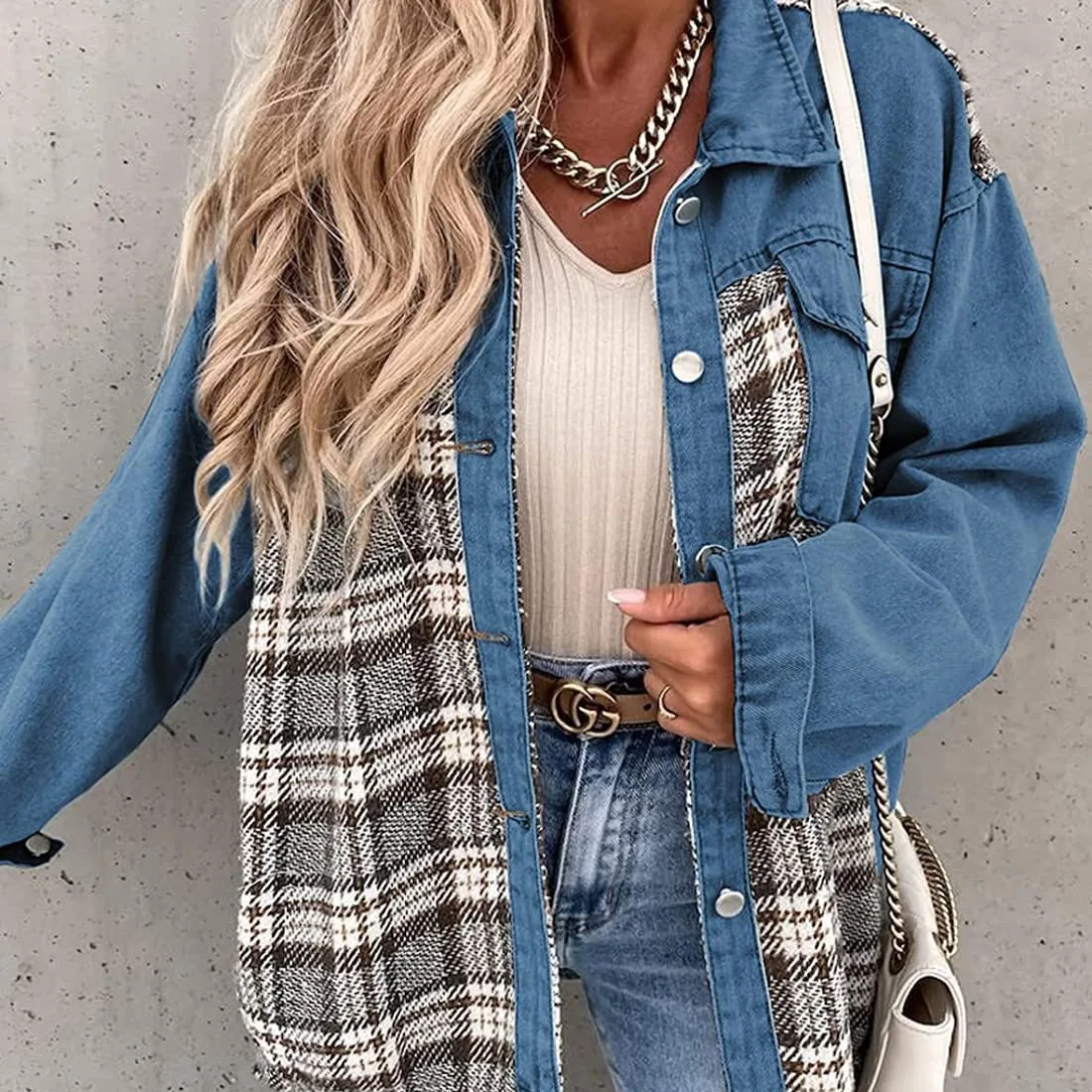 Women's Denim Jackets Fashion Female Casual Long Sleeve Lapel Solid Button Down Chest Pocket Slim Jean Jacket Fall Winter Coat
Women's Denim Jackets Fashion Female Casual Long Sleeve Lapel Solid Button Down Chest Pocket Slim Jean Jacket Fall Winter Coat