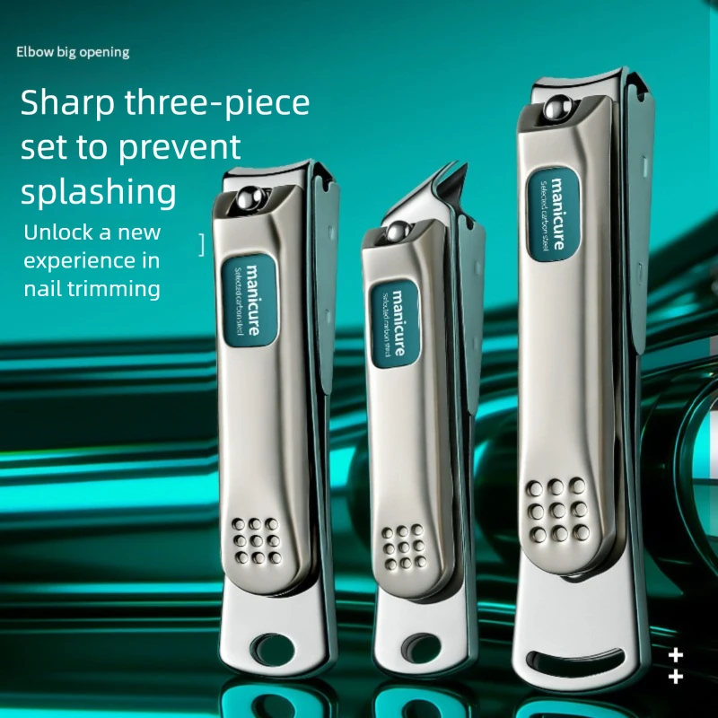 Premium Zinc Alloy Nail Clippers Set Anti-Splash Manicure Tools Home Use Professional Men's Grooming Kit with Nail Scissors
Premium Zinc Alloy Nail Clippers Set Anti-Splash Manicure Tools Home Use Professional Men's Grooming Kit with Nail Scissors