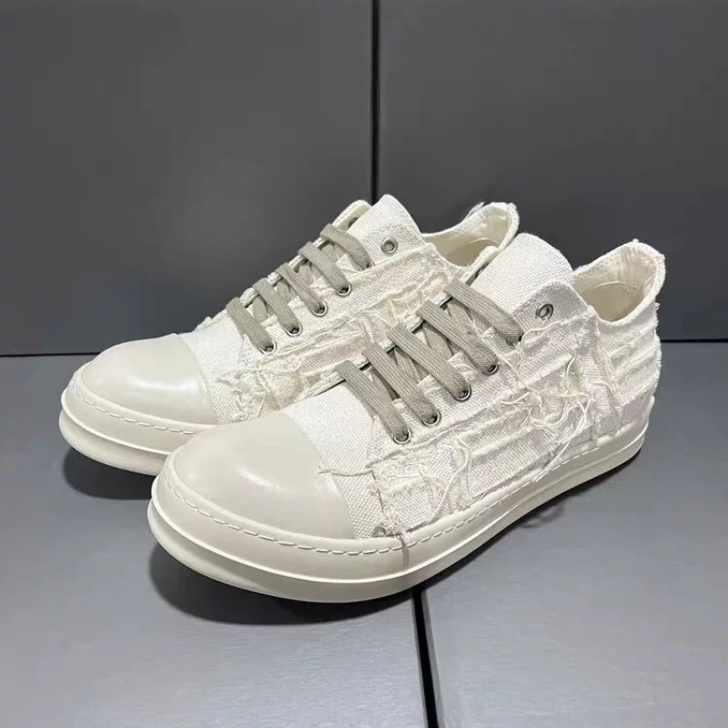 Brand Luxury Low Top Canvas Shoes Designer Fashion Sneakers Thick Off White Rubber Sole Punk Streetwear Casual Shoes
Brand Luxury Low Top Canvas Shoes Designer Fashion Sneakers Thick Off White Rubber Sole Punk Streetwear Casual Shoes