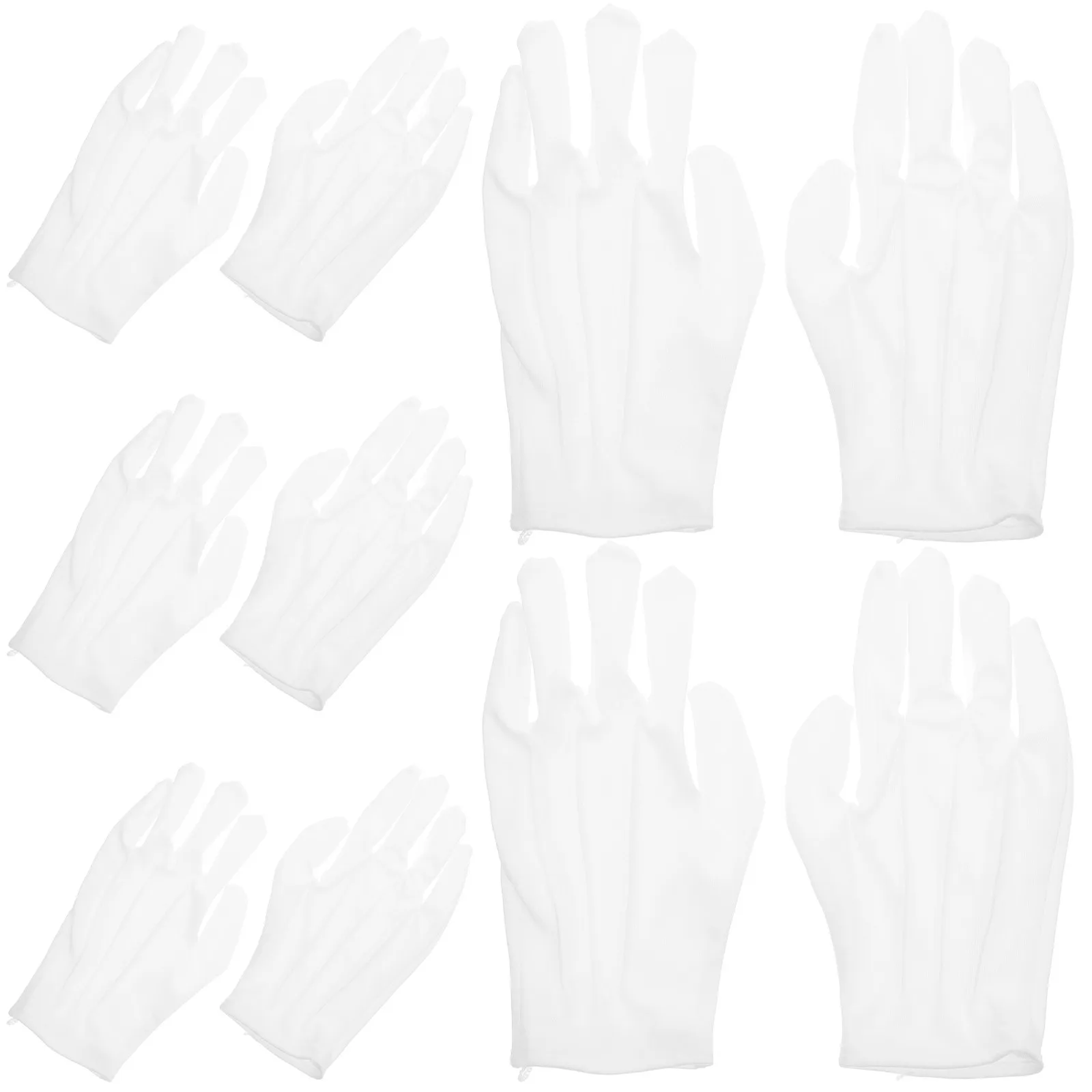 10Pairs Dustproof White Breathable Gloves Protective Gloves for Jewelry Handling Performance Ceremonial Use Crafting Inspection
10Pairs Dustproof White Breathable Gloves Protective Gloves for Jewelry Handling Performance Ceremonial Use Crafting Inspection