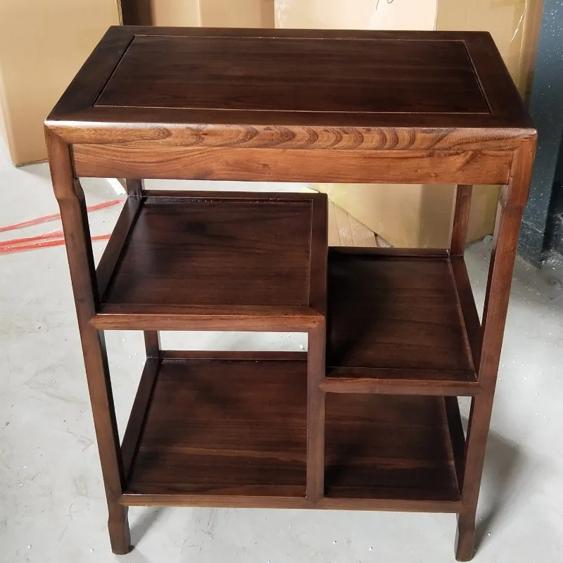 Solid wood all-log multi-layer shelf storage rack sofa side table small coffee table tea cabinet Chinese side cabinet small size
Solid wood all-log multi-layer shelf storage rack sofa side table small coffee table tea cabinet Chinese side cabinet small size