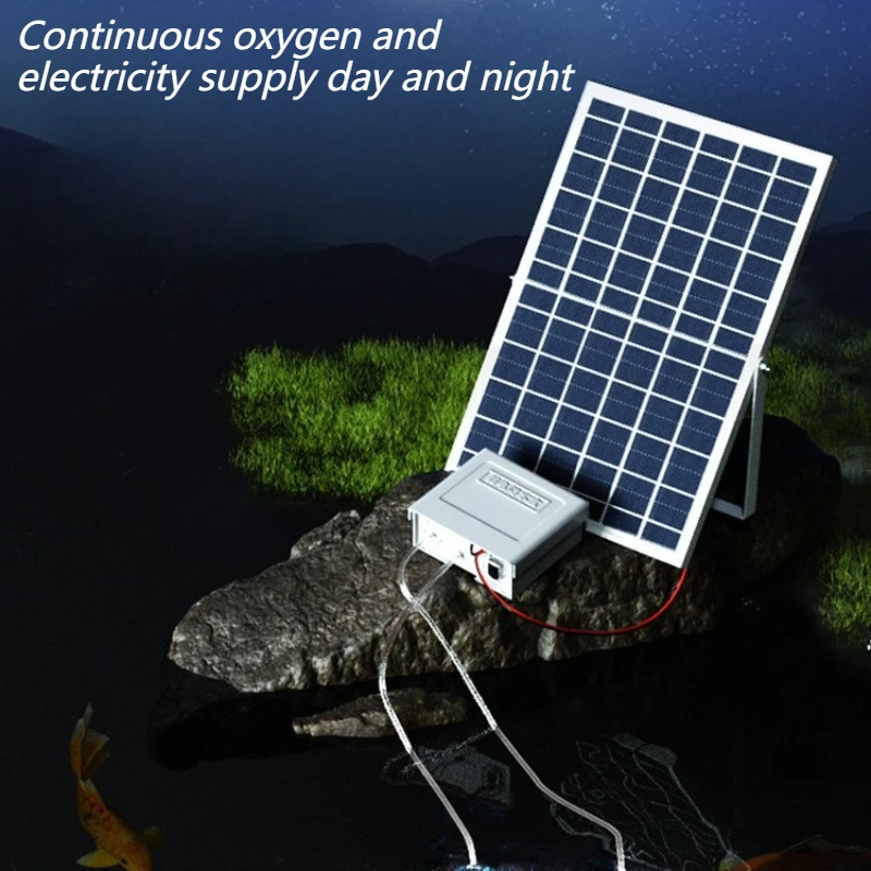 Solar Air Pump Bubble Rechargeable Oxygen Pump Outdoor Fish Pond Waterproof Fish Oxygen Generator Oxygenator Aquarium Accessory
Solar Air Pump Bubble Rechargeable Oxygen Pump Outdoor Fish Pond Waterproof Fish Oxygen Generator Oxygenator Aquarium Accessory