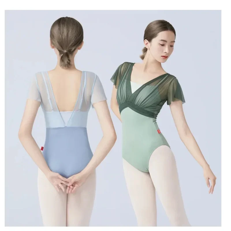 Ballet Leotards For Women Adult Backless Ruffle Sleeve Mesh Lace Dance Costume Gym Yoga Swimwear Gymnastitic Leotard Bodysuit T
Ballet Leotards For Women Adult Backless Ruffle Sleeve Mesh Lace Dance Costume Gym Yoga Swimwear Gymnastitic Leotard Bodysuit T