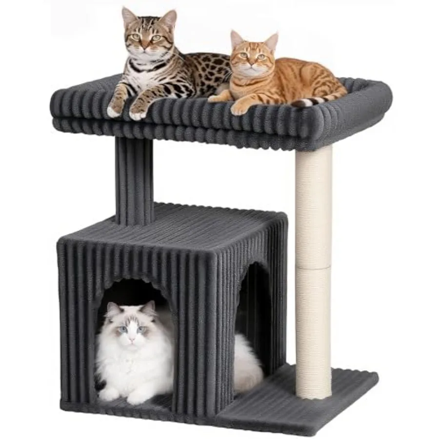 Cat Tree for Large Cat 20.9 15.7in Large Perch Bed for Adult Cats 22.8in Cat Tower with Scratching Post Cat Condo with 2-Door f
Cat Tree for Large Cat 20.9 15.7in Large Perch Bed for Adult Cats 22.8in Cat Tower with Scratching Post Cat Condo with 2-Door f