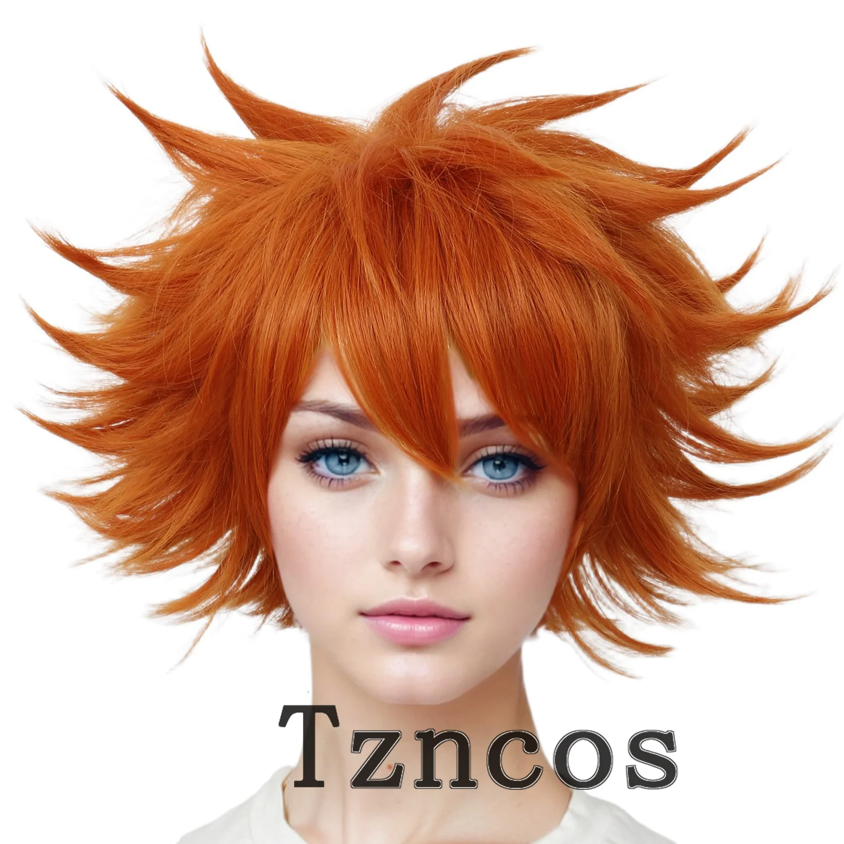 Short Orange Anime Wig Cosplay Short Hair For Halloween Comic Convention And Carnival Parties Lightweight Synthetic Fiber
Short Orange Anime Wig Cosplay Short Hair For Halloween Comic Convention And Carnival Parties Lightweight Synthetic Fiber