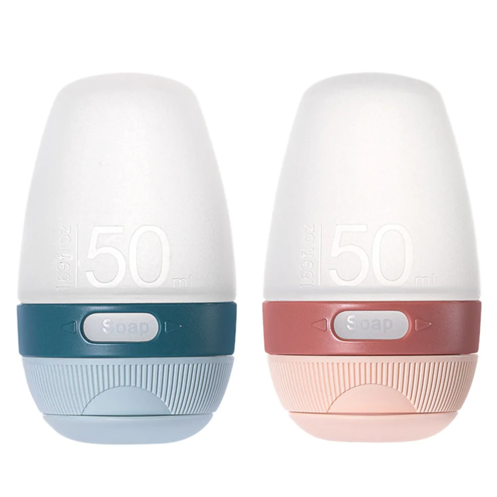 2Pcs Small for Travel Refillable Sample Bottle Silicone Dispenser Containers Leak Proof Portable Empty Bottle 
2Pcs Small for Travel Refillable Sample Bottle Silicone Dispenser Containers Leak Proof Portable Empty Bottle
