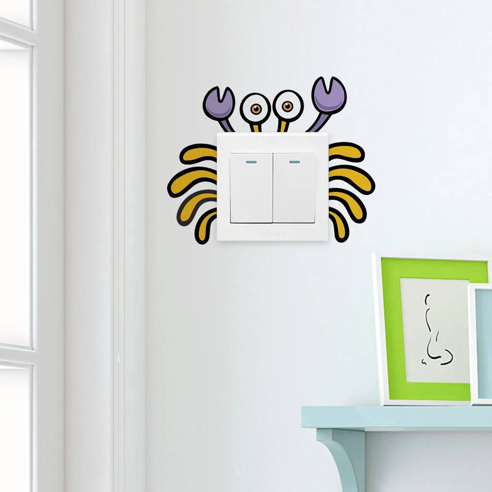 Removable Switch Stickers - Waterproof Cartoon Animal Decals for Bathroom & Bedroom Decor
Removable Switch Stickers - Waterproof Cartoon Animal Decals for Bathroom & Bedroom Decor
