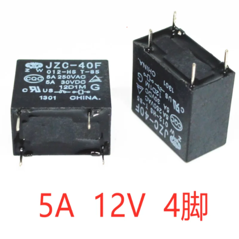 JZC-40F 012-HS Relay 5A 12V
JZC-40F 012-HS Relay 5A 12V