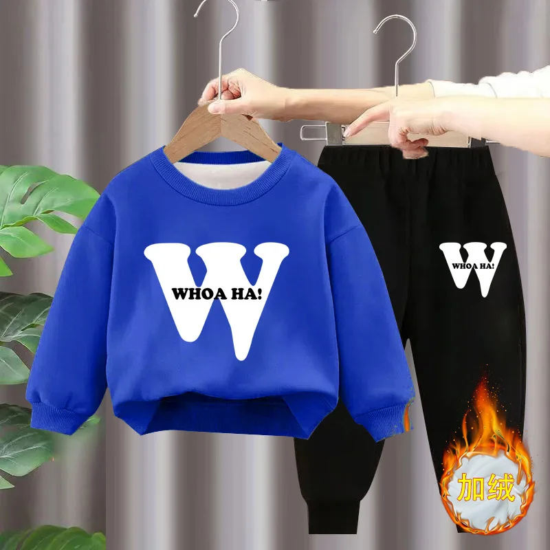 Children's Set Boys' Autumn Winter Outfit Fleece Lined Thickened Sweatshirt New Stylish Children's Clothing Boys' Winter Set Tre
Children's Set Boys' Autumn Winter Outfit Fleece Lined Thickened Sweatshirt New Stylish Children's Clothing Boys' Winter Set Tre