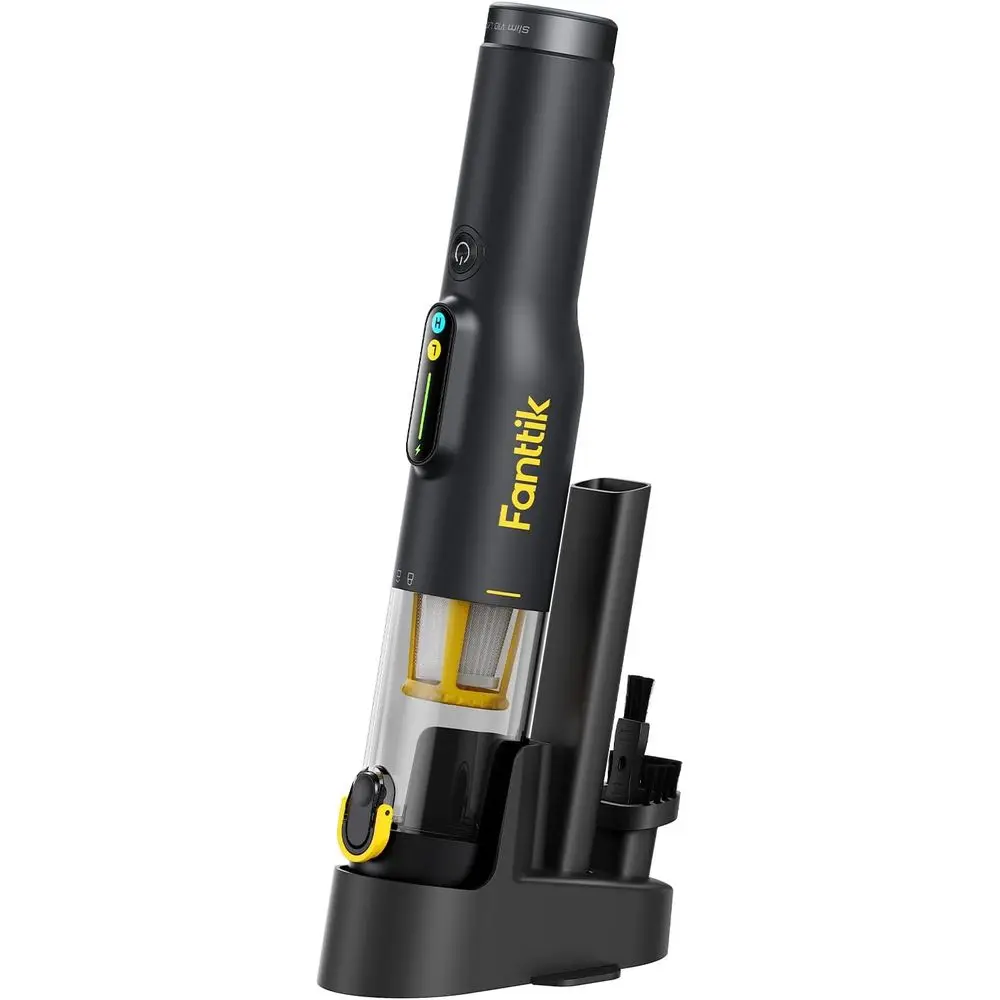 Lightweight 0.98lb Handheld Vacuum Cleaner with All-in-One Base, LED Display, Portable for Home, Car, and Kitchen Use
Lightweight 0.98lb Handheld Vacuum Cleaner with All-in-One Base, LED Display, Portable for Home, Car, and Kitchen Use