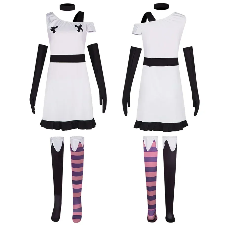 Vaggie Cosplay Niffity Costume Adult Women Dress Suits Outfit Uniform Halloween Carnival Disguise Party Costume
Vaggie Cosplay Niffity Costume Adult Women Dress Suits Outfit Uniform Halloween Carnival Disguise Party Costume