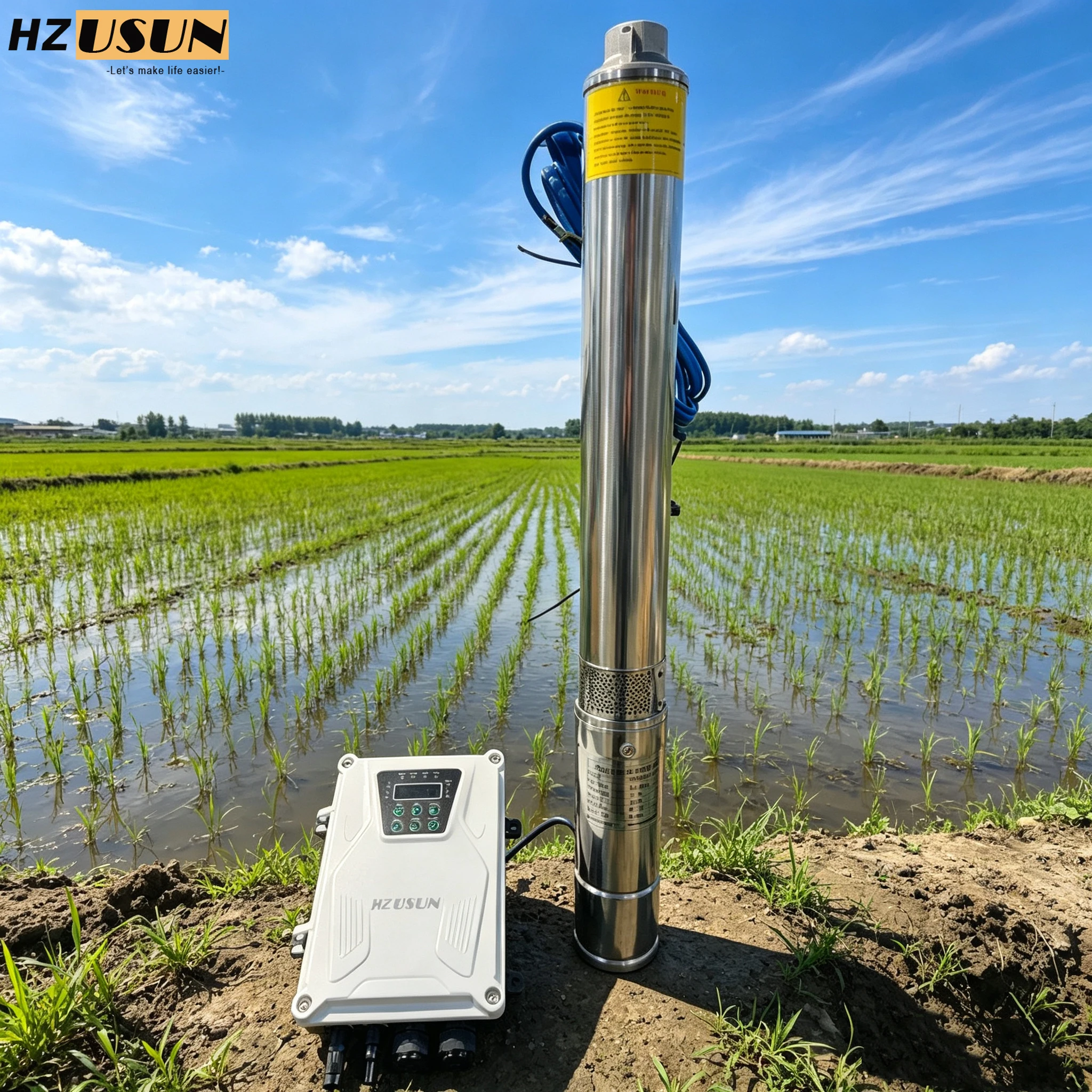 2HP 260Ft Borehole Solar Submersible Water High Pressure Pump Kits Price Solar Water Storage Tank Pumping System for Agriculture
2HP 260Ft Borehole Solar Submersible Water High Pressure Pump Kits Price Solar Water Storage Tank Pumping System for Agriculture