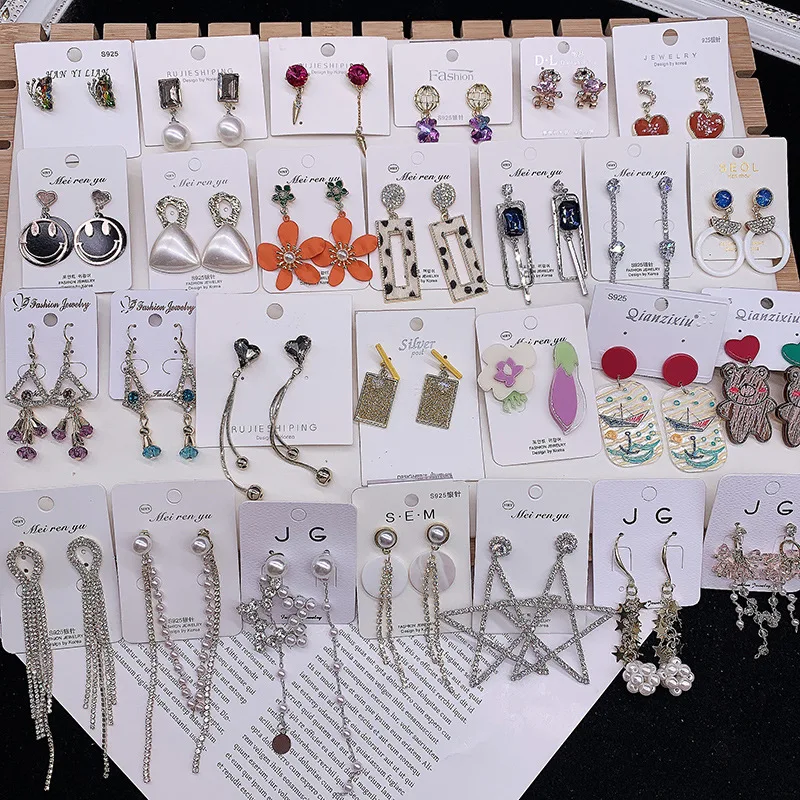 10/30/50 Pairs/lot Wholesale Hot Mix Style Personality Stud Earrings for Women Fashion Cosplay Bar Party Decorate Jewelry Gifts
10/30/50 Pairs/lot Wholesale Hot Mix Style Personality Stud Earrings for Women Fashion Cosplay Bar Party Decorate Jewelry Gifts
