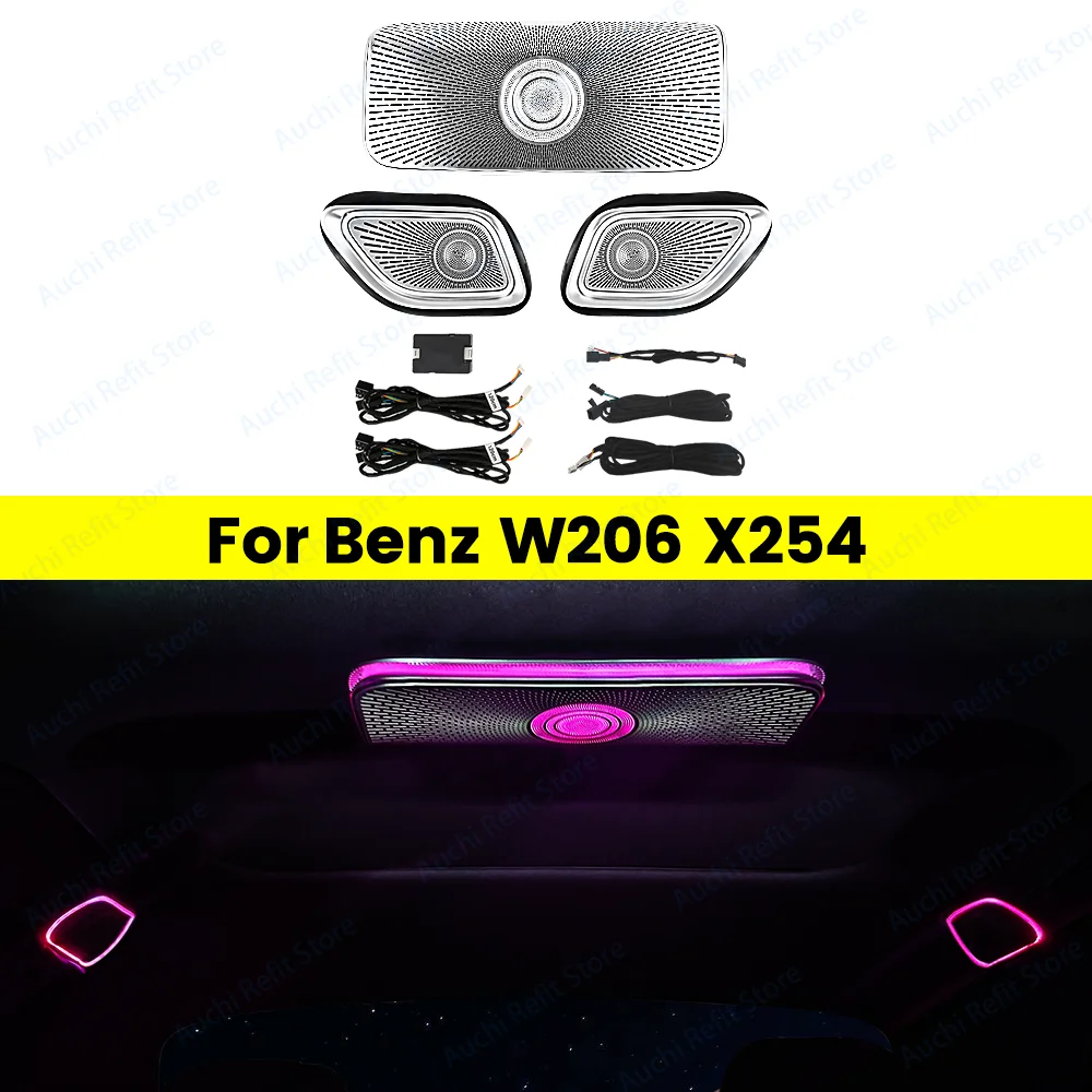 64 Colors Roof Lamp Ambient Light For Mercedes Benz W206 X254 C-class Car LED Reading Light Car Interior Lamp Accessories
64 Colors Roof Lamp Ambient Light For Mercedes Benz W206 X254 C-class Car LED Reading Light Car Interior Lamp Accessories