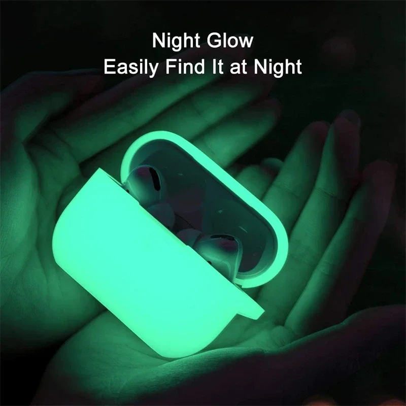 Night Light Luminous Silicone Soft Earphone Case for Apple Airpods 4 3 1 Pro 2 Air Pods Pro2 Pro3 3rd Generation Headphone Boxes
Night Light Luminous Silicone Soft Earphone Case for Apple Airpods 4 3 1 Pro 2 Air Pods Pro2 Pro3 3rd Generation Headphone Boxes
