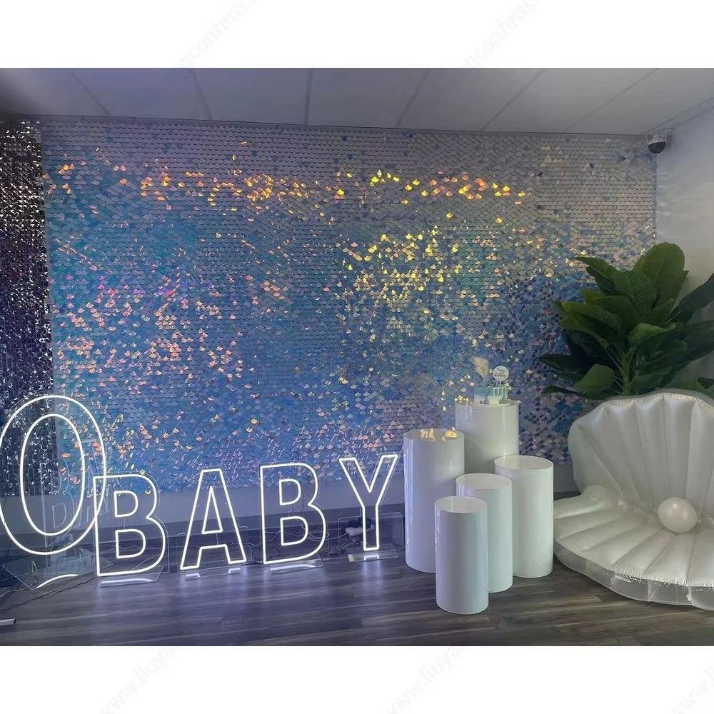 Event Party Birthday Party Inventory Plastic Glitter Wedding Background Wallboard Glitter Sequins Background Decoration
Event Party Birthday Party Inventory Plastic Glitter Wedding Background Wallboard Glitter Sequins Background Decoration