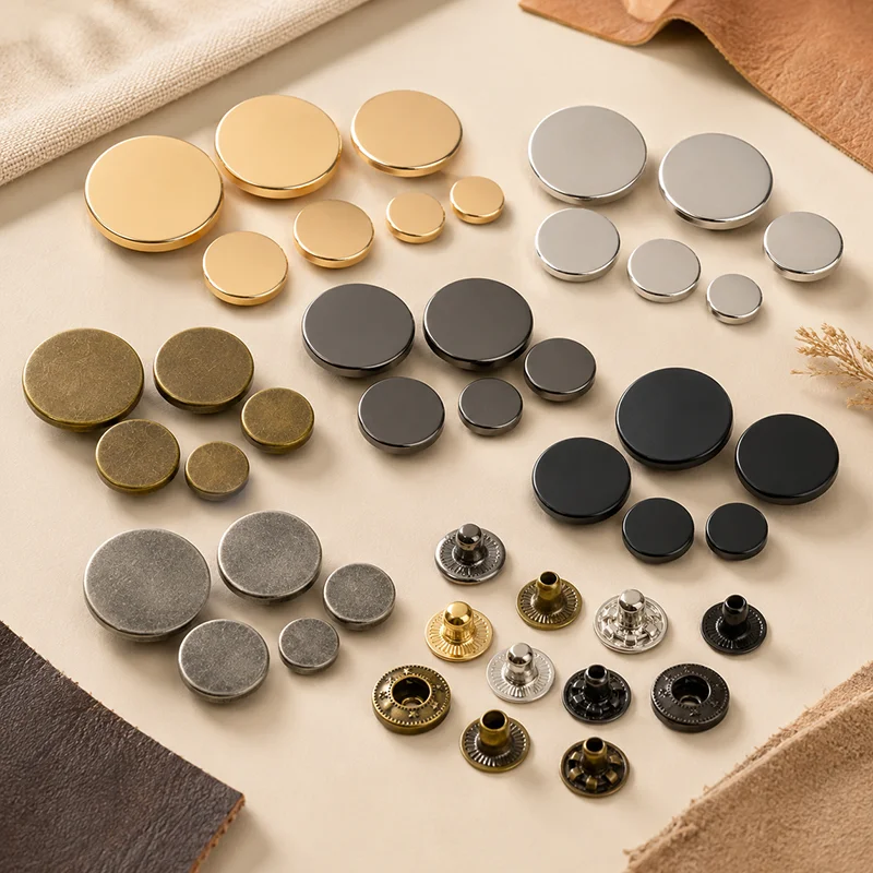 20/50Sets 10-25mm Metal Snap Buttons Press Studs for Jacket Bag Leather Craft Clothing Decor DIY Hardware Accessories Supply Kit
20/50Sets 10-25mm Metal Snap Buttons Press Studs for Jacket Bag Leather Craft Clothing Decor DIY Hardware Accessories Supply Kit