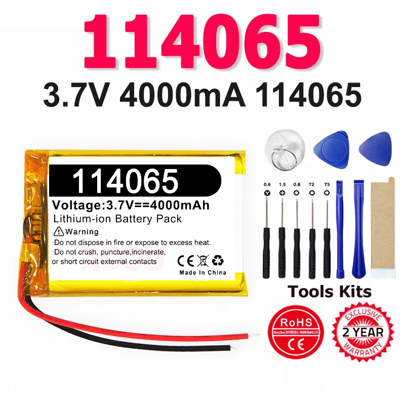 114065 (линия вывода доски Add) 3,7 В, 4000 мАч, оптовая продажа, полимерная литиевая батарея, подходит для Bluetooth-динамика, бритвы
114065 (линия вывода доски Add) 3,7 В, 4000 мАч, оптовая продажа, полимерная литиевая батарея, подходит для Bluetooth-динамика, бритвы