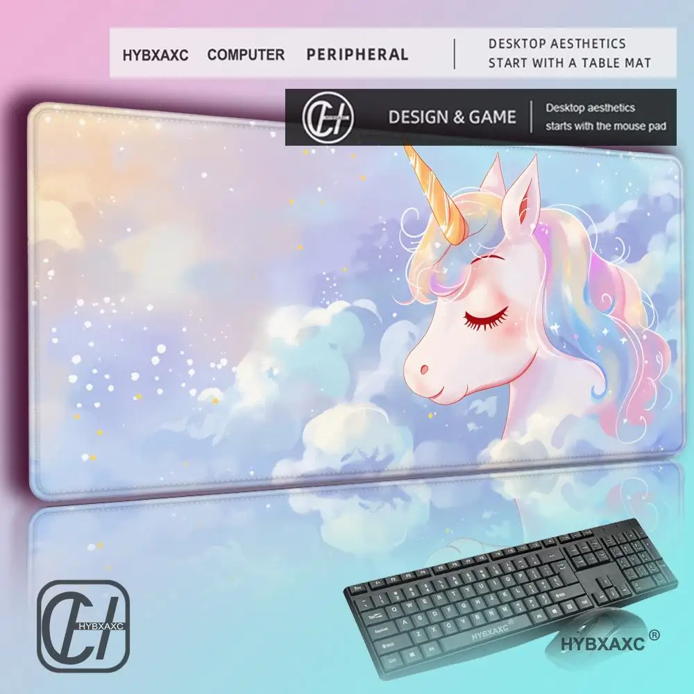 HYBXAXC Large Rainybow Unicorn MousePad Non-Slip Rubber Base Desk Mat for Keyboard and Computer gaming accessories office
HYBXAXC Large Rainybow Unicorn MousePad Non-Slip Rubber Base Desk Mat for Keyboard and Computer gaming accessories office