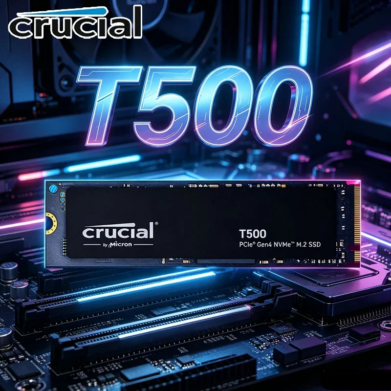 Crucial T500 M.2 2280 PCIe4 NVMe SSD,1TB 7300MB/s Gaming Storage OEM CT1000T500SSD8 For PS5 Laptop & Desktop PC
Crucial T500 M.2 2280 PCIe4 NVMe SSD,1TB 7300MB/s Gaming Storage OEM CT1000T500SSD8 For PS5 Laptop & Desktop PC