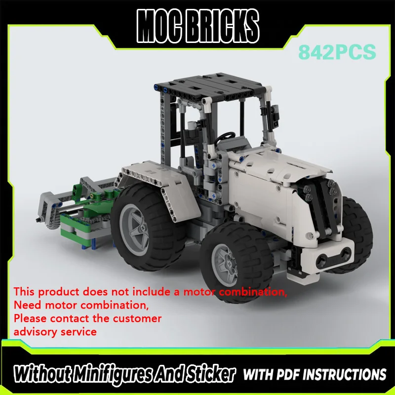 City Car Model MOC Building Bricks Autonomous Tractor With Harrow Modular Technology Gifts Holiday Assemble Children Toys Suit
City Car Model MOC Building Bricks Autonomous Tractor With Harrow Modular Technology Gifts Holiday Assemble Children Toys Suit