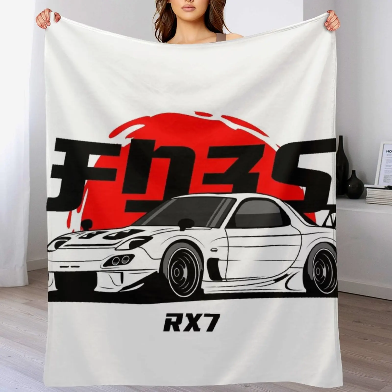 White RX 7 JDM Throw Blanket valentine gift ideas Beach Flannel Soft Beds Blankets
White RX 7 JDM Throw Blanket valentine gift ideas Beach Flannel Soft Beds Blankets