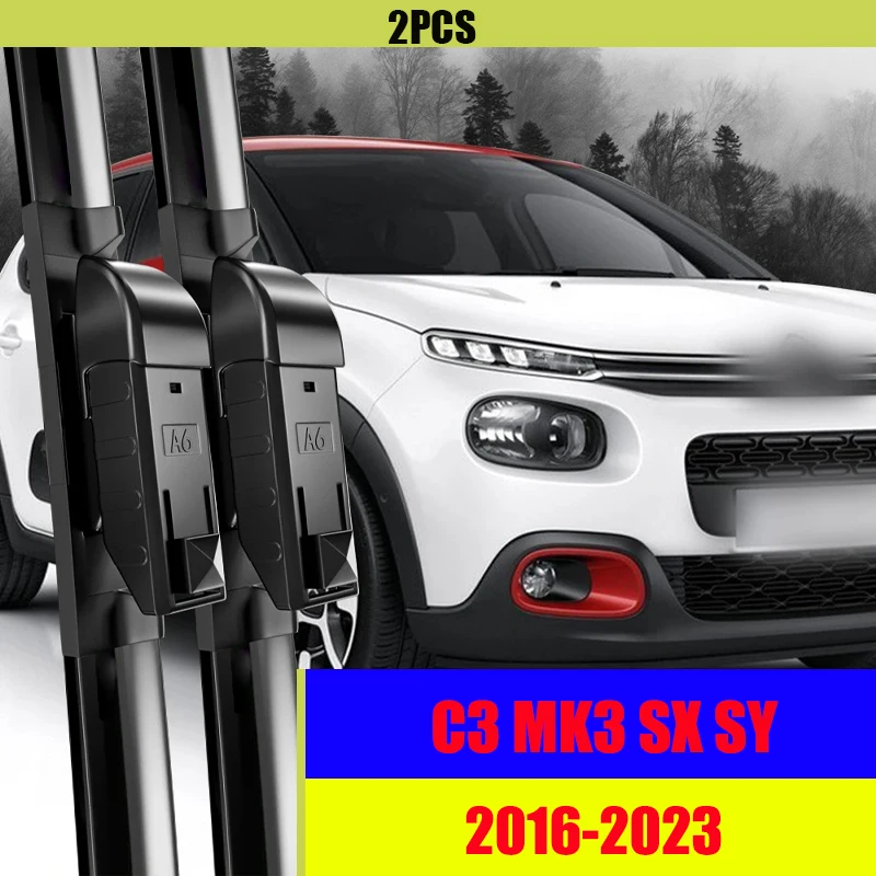 Front Wiper Blades For Citroen C3 MK3 SX SY 2016 - 2023 Windshield Windscreen Car Accessories 2017 2018 2019 2020 2021 2022
Front Wiper Blades For Citroen C3 MK3 SX SY 2016 - 2023 Windshield Windscreen Car Accessories 2017 2018 2019 2020 2021 2022