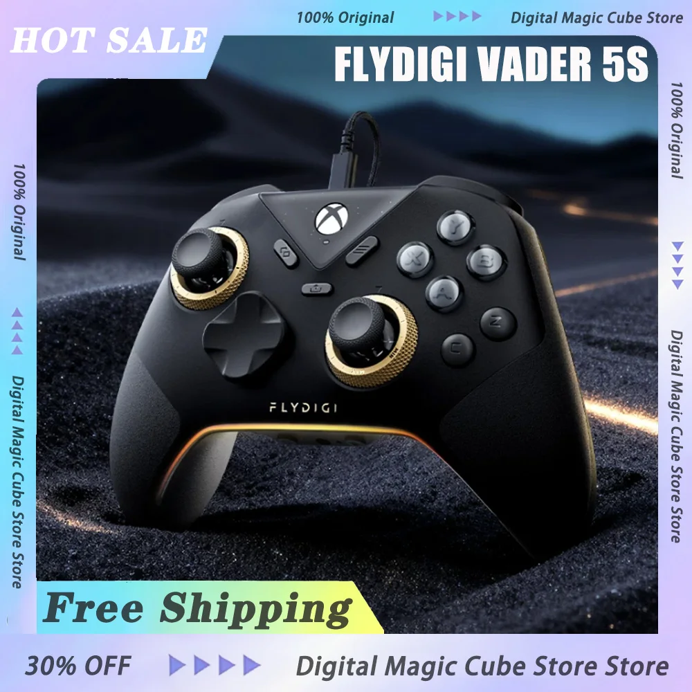 Flydigi VADER 5S Wired Game Controller FORCEFLEX Adjustable Tension Joysticks Gamepad for Xbox Series X|S Xbox One PC Accessory
Flydigi VADER 5S Wired Game Controller FORCEFLEX Adjustable Tension Joysticks Gamepad for Xbox Series X|S Xbox One PC Accessory