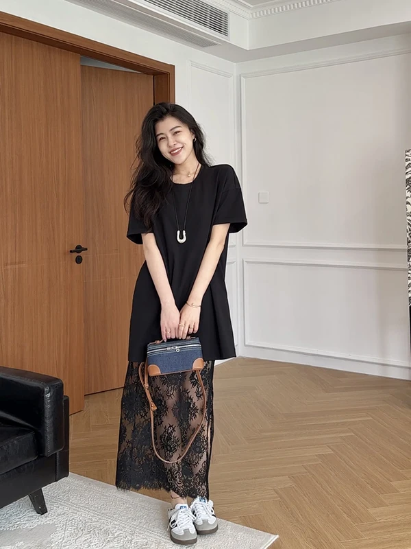 Zhang a Xing Высококачественная свободная футболка Dr Lace f-Skirt Set Женский модный летний наряд Cotton ort Sve round Ne
Zhang a Xing Высококачественная свободная футболка Dr Lace f-Skirt Set Женский модный летний наряд Cotton ort Sve round Ne