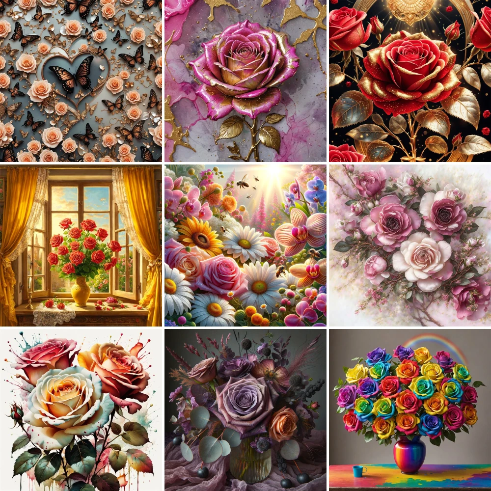 Flowers Rose Printed 11CT Cross-Stitch Embroidery Set DMC Threads Painting Knitting Needlework Handmade Needle Design Jewelry
Flowers Rose Printed 11CT Cross-Stitch Embroidery Set DMC Threads Painting Knitting Needlework Handmade Needle Design Jewelry