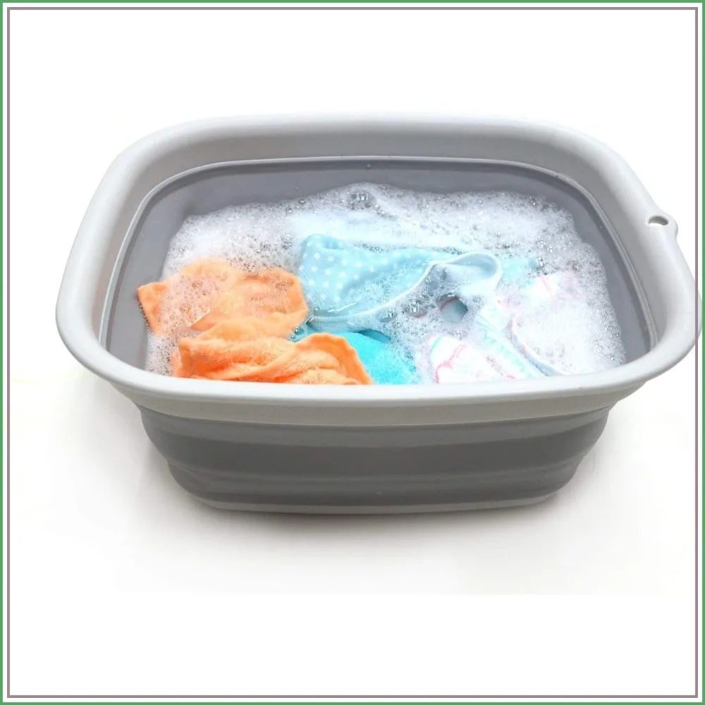 9.45L (2.5 Gallon) Collapsible Tub - Foldable Dish Tub - Portable Washing Basin - Space Saving Plastic Washtub (M)
9.45L (2.5 Gallon) Collapsible Tub - Foldable Dish Tub - Portable Washing Basin - Space Saving Plastic Washtub (M)