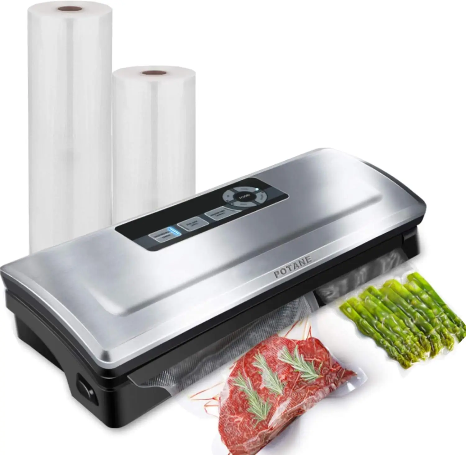 Precision Vacuum Sealer Machine, 8-in-1 Presets, 4 Food Modes, Compact Design with Starter Kit
Precision Vacuum Sealer Machine, 8-in-1 Presets, 4 Food Modes, Compact Design with Starter Kit