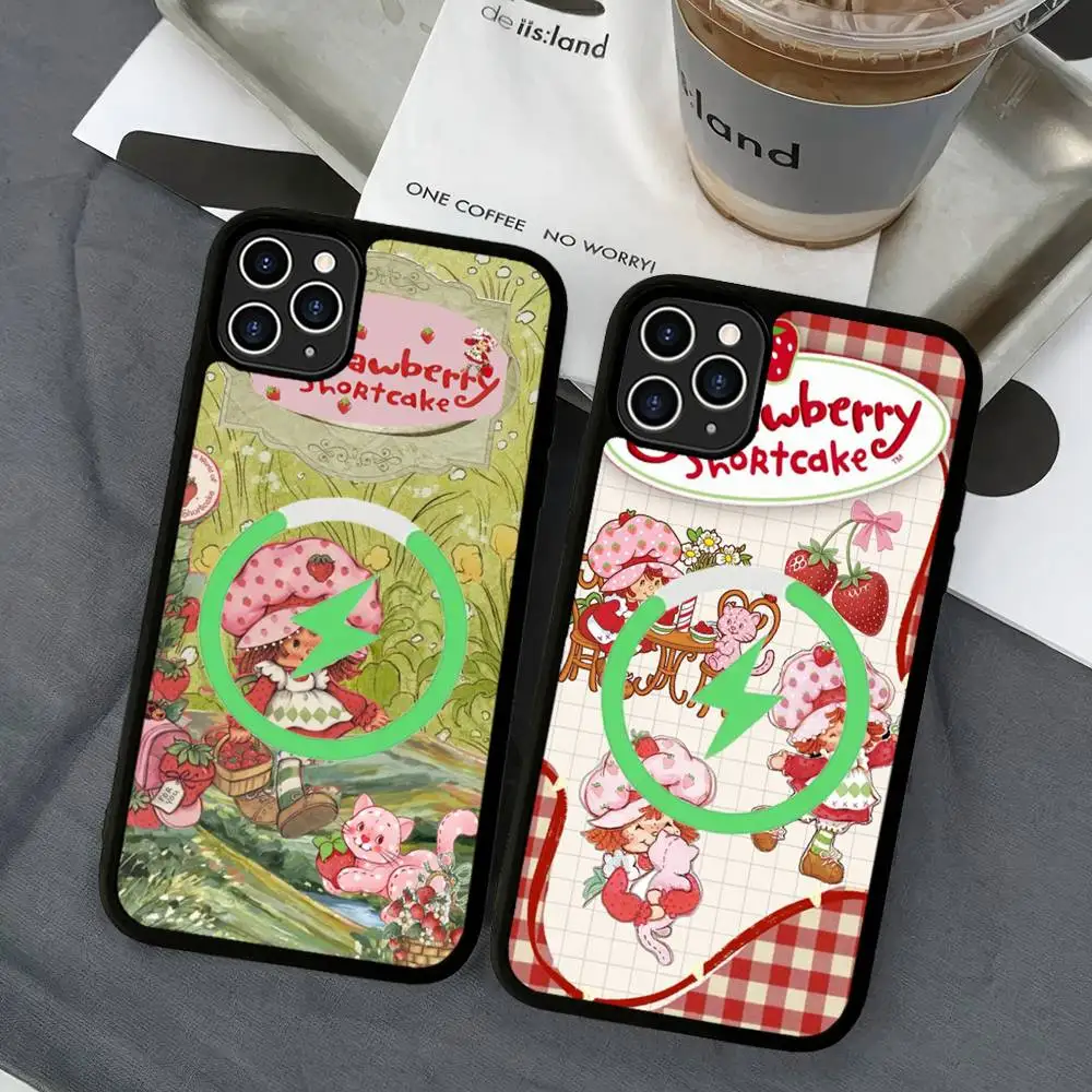 Animated Strawberrys Shortcake Black For Magsafe Magnetic Phone Case For IPhone 16 15 17 Pro Max 11 12 13 14 Plus Cover
Animated Strawberrys Shortcake Black For Magsafe Magnetic Phone Case For IPhone 16 15 17 Pro Max 11 12 13 14 Plus Cover