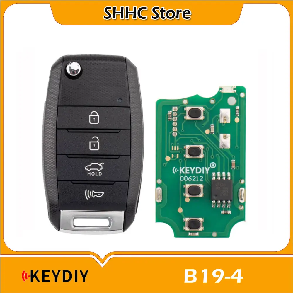 KEYDIY KD B19-4 Universal Car Remote Key 4 Buttons for KIA Type Wire Car Key for KD900/KD-MAX/KD-X2 MINI KD Max Key Programmer
KEYDIY KD B19-4 Universal Car Remote Key 4 Buttons for KIA Type Wire Car Key for KD900/KD-MAX/KD-X2 MINI KD Max Key Programmer