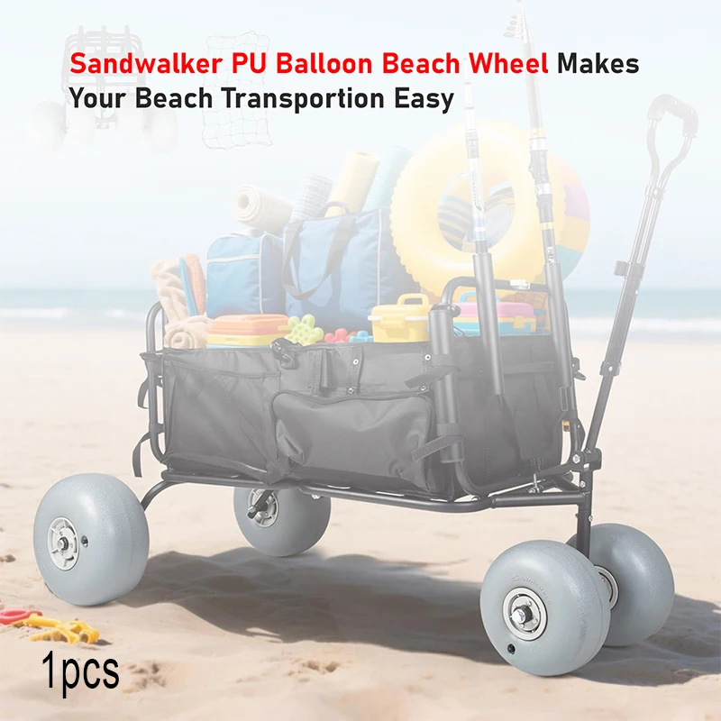 9 Inch Gray Balloon Wheels for Beach Kayak Cart- Replacement PU Material Sturdy Roll Wheels Part for Outdoor Adventure High Load
9 Inch Gray Balloon Wheels for Beach Kayak Cart- Replacement PU Material Sturdy Roll Wheels Part for Outdoor Adventure High Load