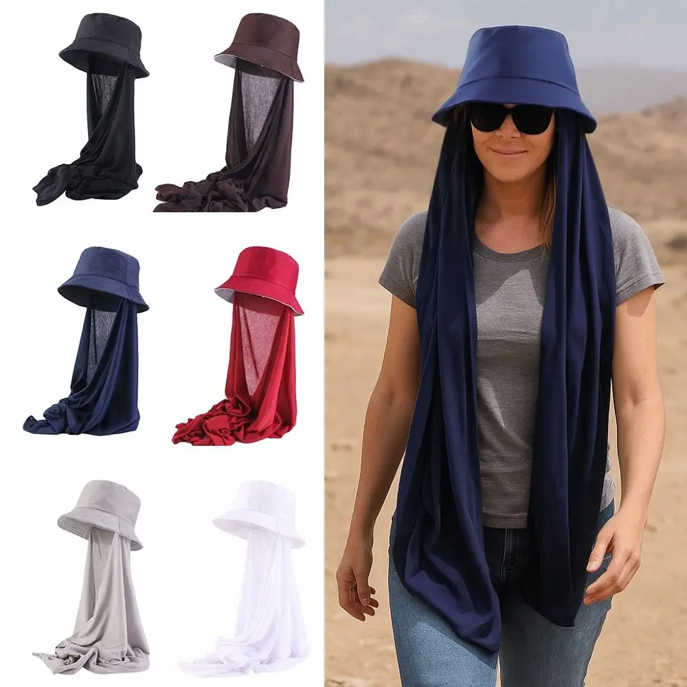 Comfortable with Headscarf Scarf Bucket Hat Sun Protection Solid Color Sunscreen Shawl Breathable Sun Turban Caps Women
Comfortable with Headscarf Scarf Bucket Hat Sun Protection Solid Color Sunscreen Shawl Breathable Sun Turban Caps Women