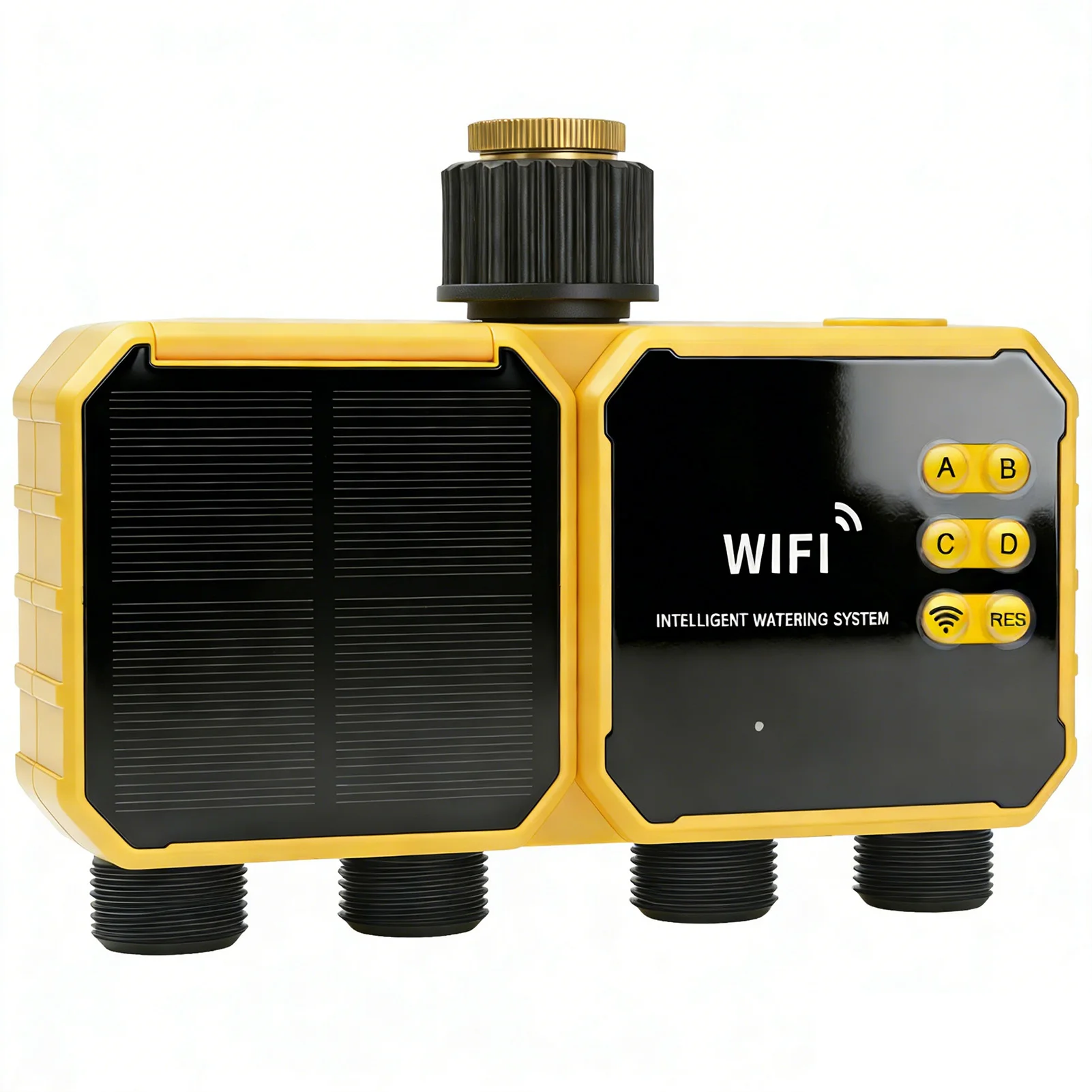 Smart Irrigation Timer WiFi Solar Water Valve Controller APP Control Rain Sensor 4 Zone Garden Irrigation System Rechargeable
Smart Irrigation Timer WiFi Solar Water Valve Controller APP Control Rain Sensor 4 Zone Garden Irrigation System Rechargeable