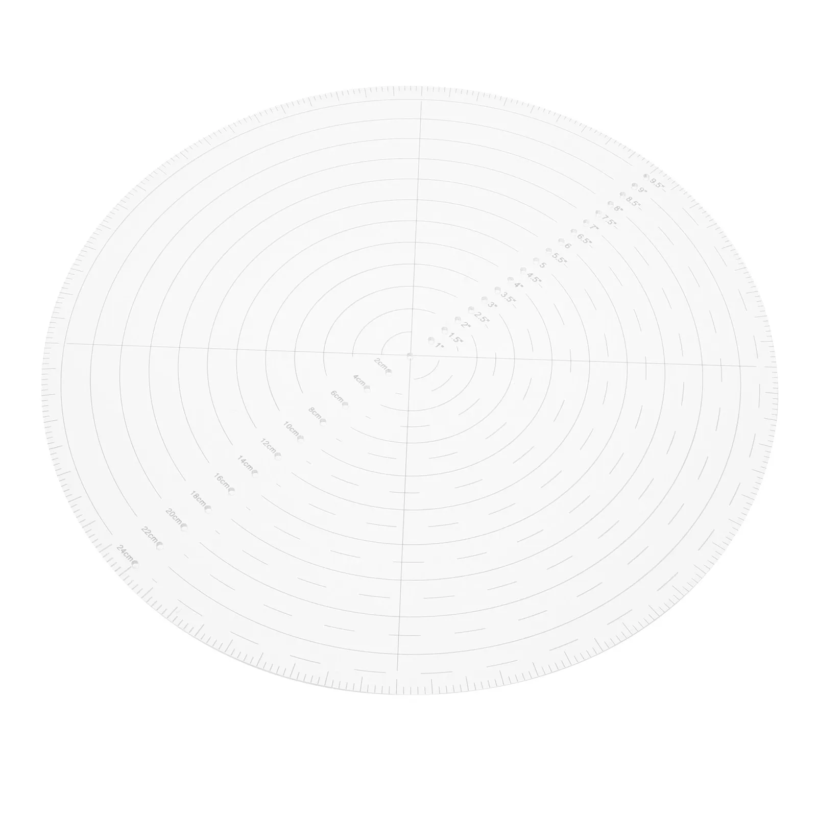 10 Inch Acrylic Quilting Template Ruler Clear Center Design Multi Purpose Sewing Guide for Fabric Cutting Round Pattern Drafting
10 Inch Acrylic Quilting Template Ruler Clear Center Design Multi Purpose Sewing Guide for Fabric Cutting Round Pattern Drafting