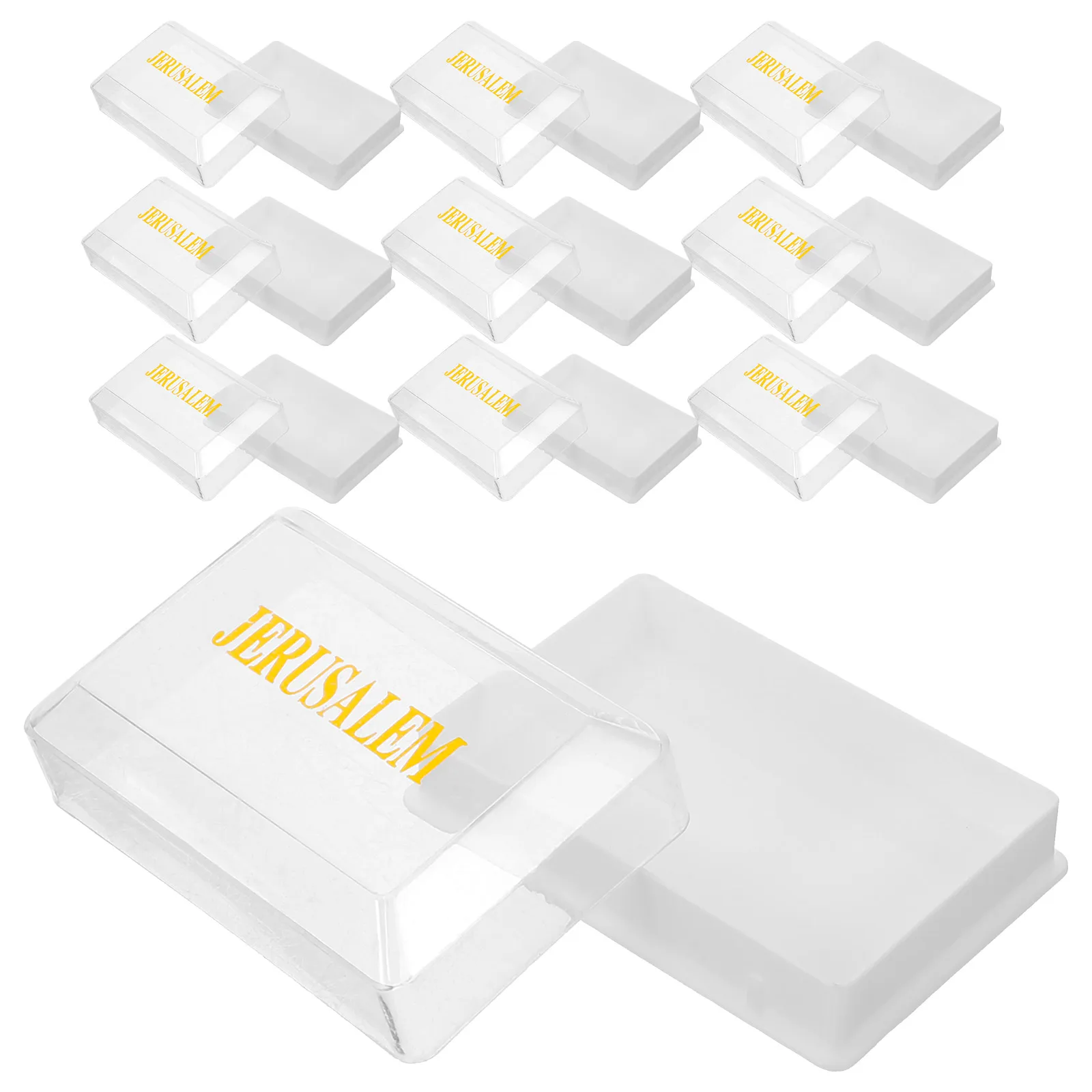10pcs Plastic Mini Travel Size Storage Jewelry Cases Decorative Trinket Boxes Decorative Storage Boxes Ring Holder
10pcs Plastic Mini Travel Size Storage Jewelry Cases Decorative Trinket Boxes Decorative Storage Boxes Ring Holder